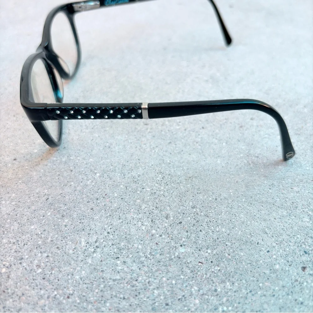 Oleg Cassini Cat Eye Womens Glasses Frame Only OCO355 Black 53|17|135